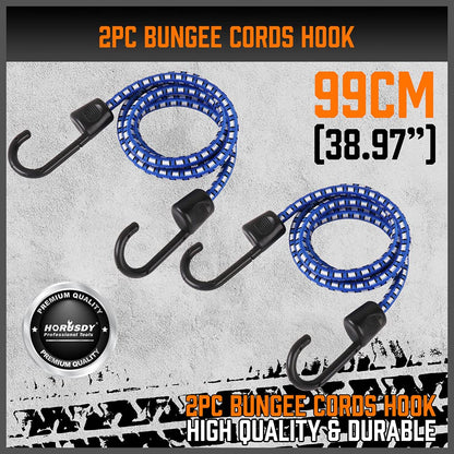 HORUSDY Ratchet Straps 15ft - 4-Pack, 2,200 lb Break Strength | Cargo Tie Downs
