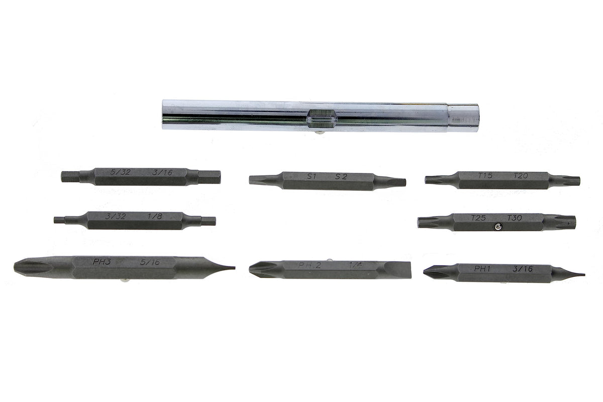 IDEAL Electrical 21-in-1 Twist-A-Nut Ratcheting Screwdriver | 28-Tooth Torque, 9-Bit Set
