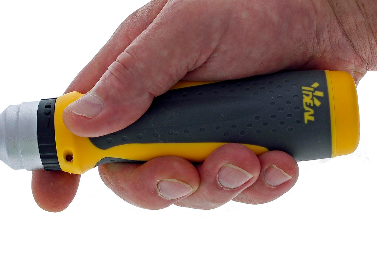 IDEAL Electrical 21-in-1 Twist-A-Nut Ratcheting Screwdriver | 28-Tooth Torque, 9-Bit Set
