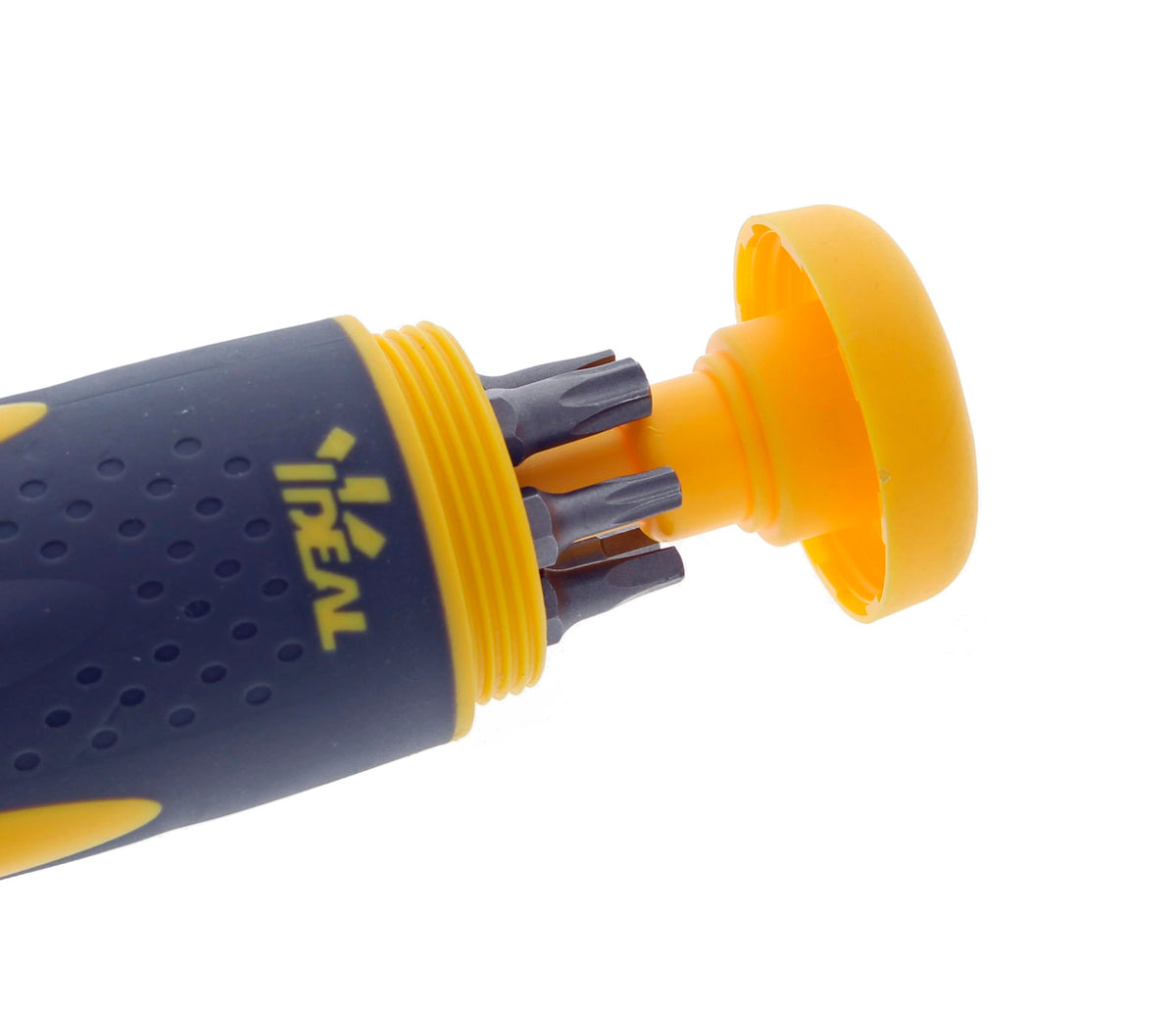 IDEAL Electrical 21-in-1 Twist-A-Nut Ratcheting Screwdriver | 28-Tooth Torque, 9-Bit Set