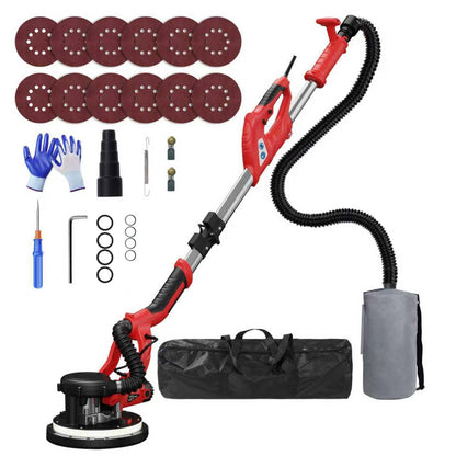 IMQUALI Drywall Sander 8-Amp, 7-Speed, Vacuum Dust Collector, LED Light