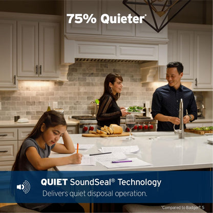InSinkErator Evolution 0.75HP 3/4 HP EZ Connect Garbage Disposal – Quiet, Compact, Powerful