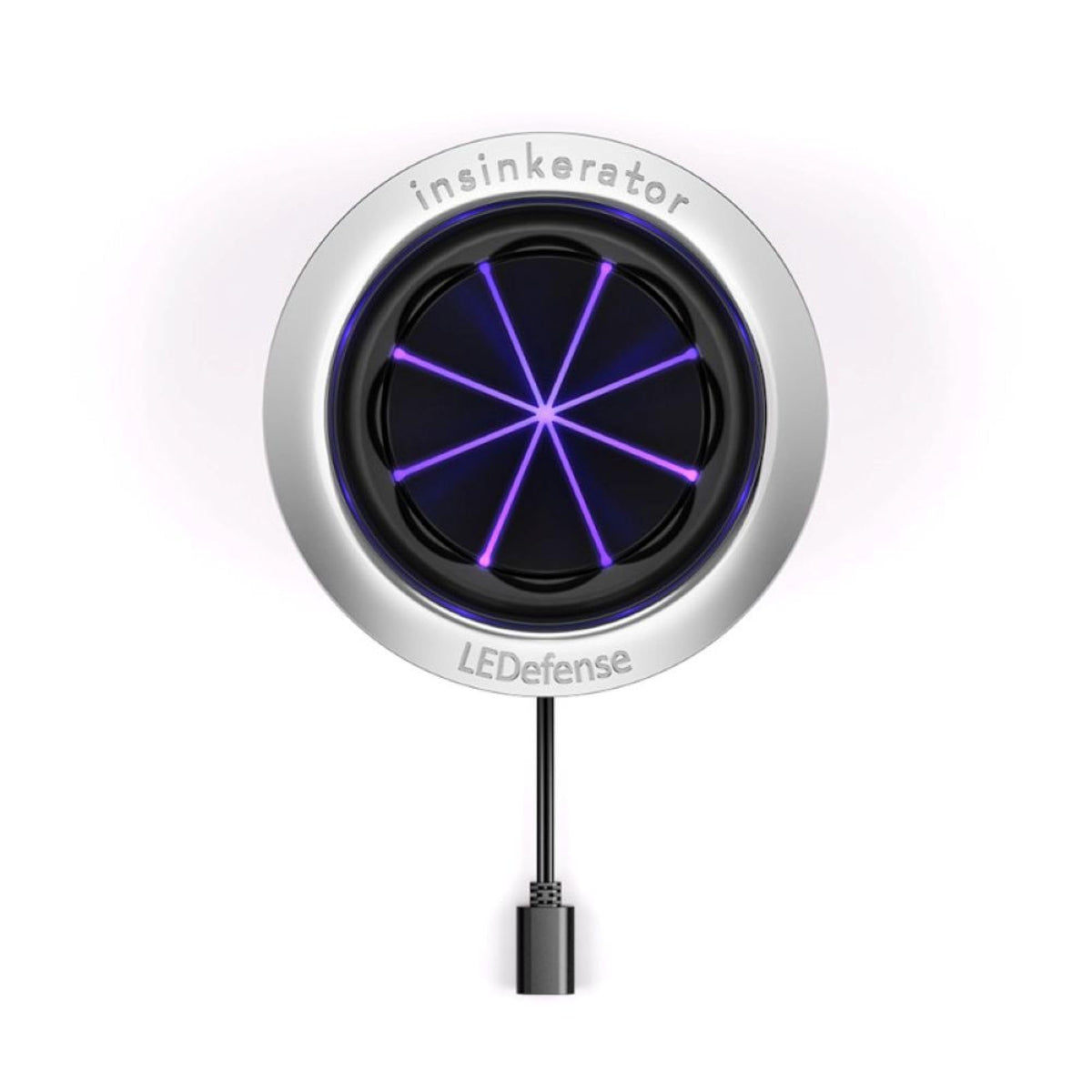 INSINKERATOR LEDefense Flange – Antimicrobial LED Accessory for Continuous-Feed Disposals