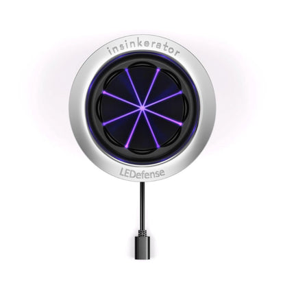INSINKERATOR LEDefense Flange – Antimicrobial LED Accessory for Continuous-Feed Disposals