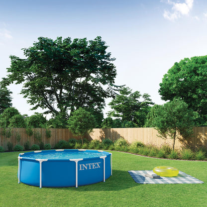 Intex 28200EP 10ft x 30in Metal Frame Pool - Pool Only (Pump Not Included)