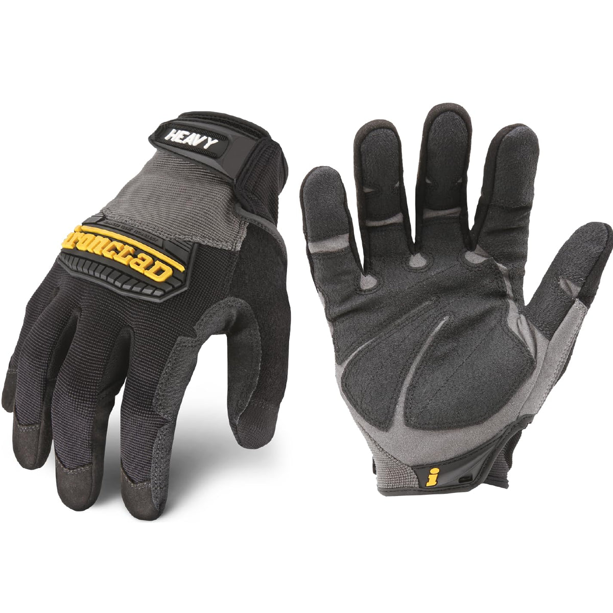 Ironclad Heavy Utility Work Gloves HUG-03-M – High Abrasion, Durable, Machine Washable