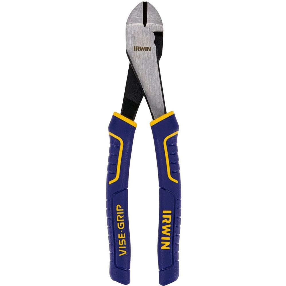 IRWIN VISE-GRIP 8-Inch Diagonal Cutting Pliers - Induction-Hardened Edge, ProTouch Grips
