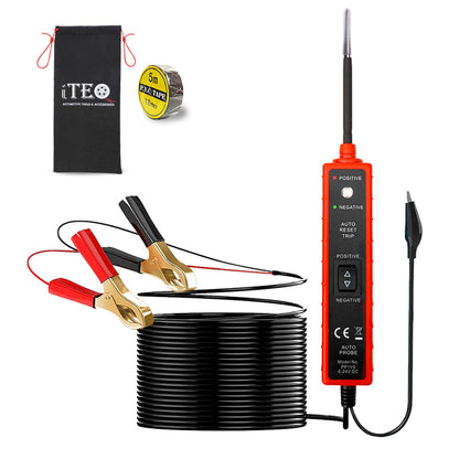 ITEQ Power Circuit Probe Tester — 6V-24V DC Auto Electrical Tester with Polarity LED & Overload Protection