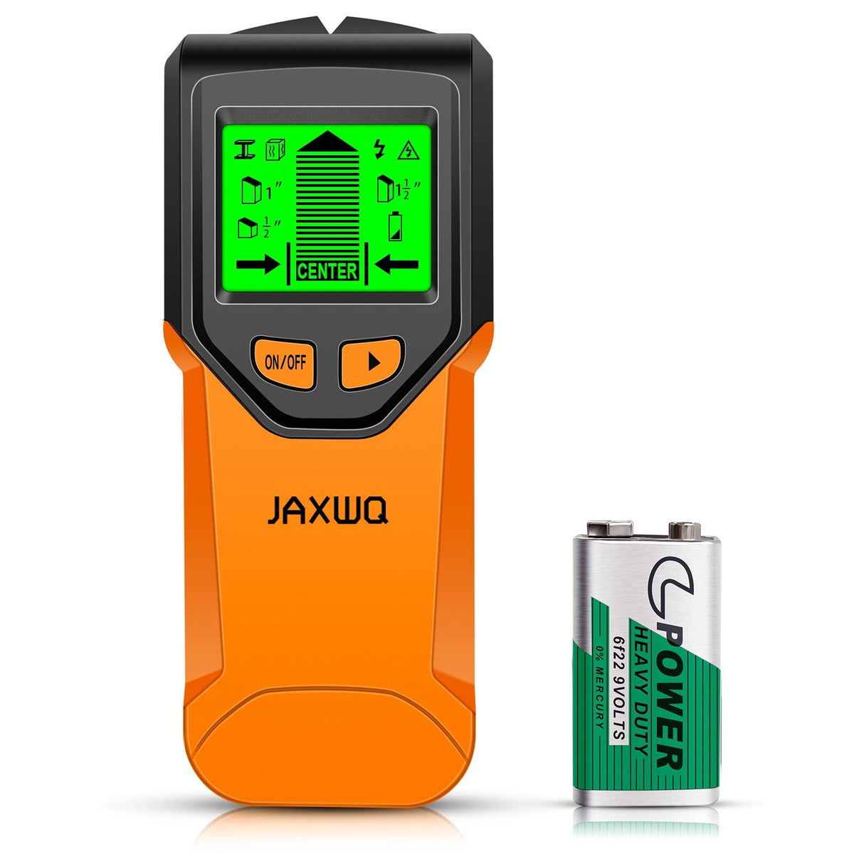 JAXWQ Stud Finder Wall Scanner 5-in-1 with Smart Chip & HD LCD Display