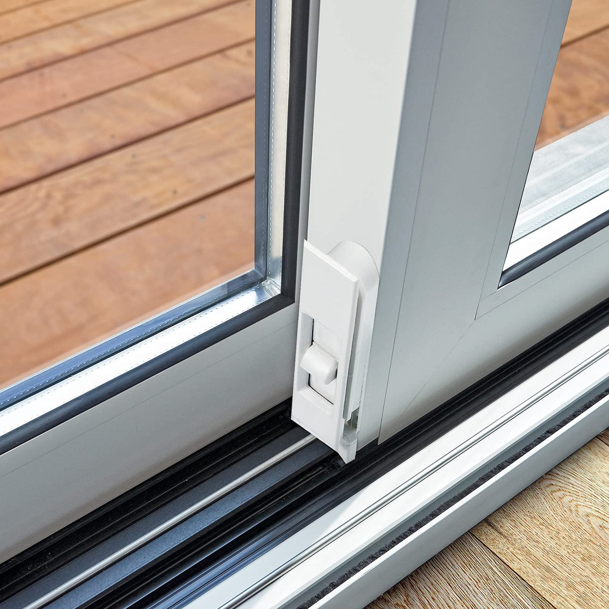 Jetec 12-Pack White Tilt Latch Pairs – Snap-In Window Latches for Single/Double-Hung Windows