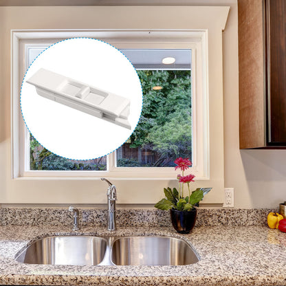 Jetec 12-Pack White Tilt Latch Pairs – Snap-In Window Latches for Single/Double-Hung Windows