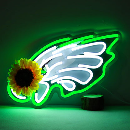 JFLLamp Eagles Neon Sign - LED Wall Decor for Bedroom, Dorm & Man Cave