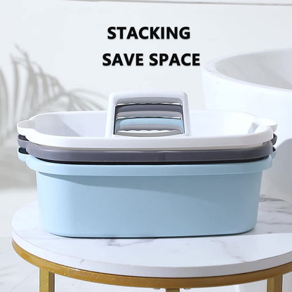 JiatuA Large Cleaning Caddy – 2 Pack, Portable Shower Basket with Handle, Multi-Use Organizer