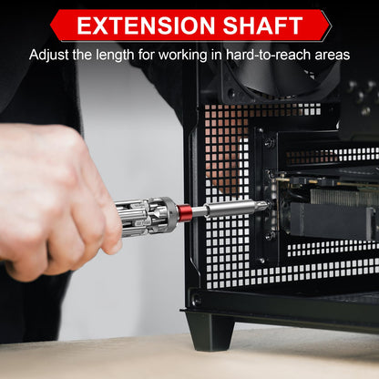 JOREST 19-in-1 Multibit Screwdriver Set | EDC Tool for Home, Bike, Electronics