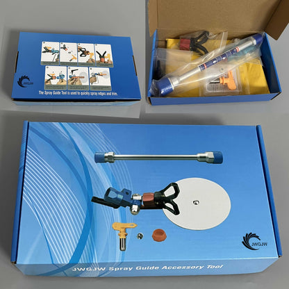 JWGJW Airless Spray Guide with 517 Tip & 10-Inch Extension Pole