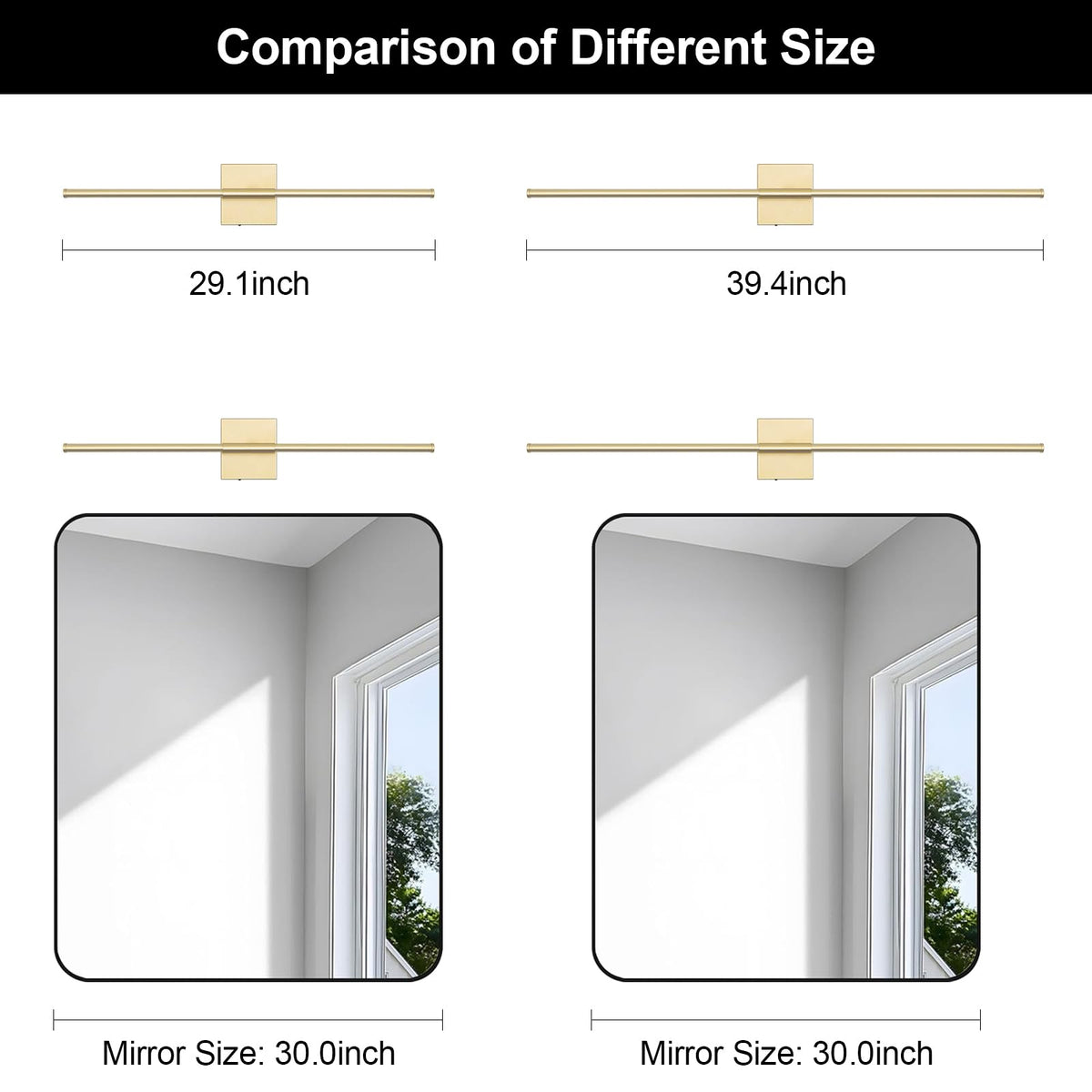 JZEKVN Battery-Operated Wall Sconce Set (2) – 3000K-6000K Dimmable, Remote, Timable LED, Gold Finish