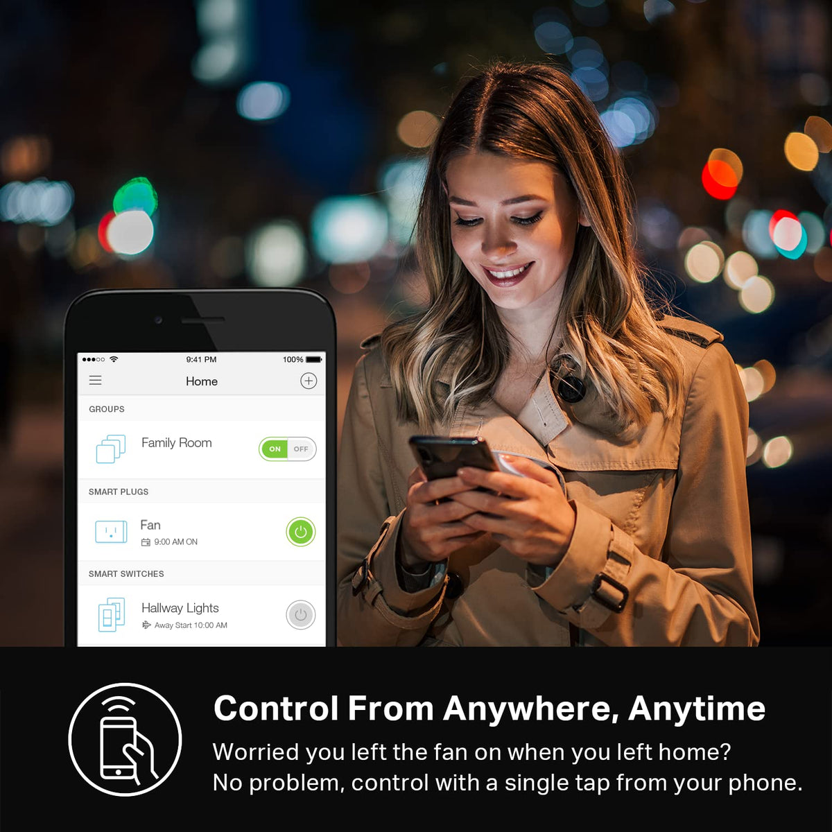 Kasa Smart Plug Mini 15A EP25P2 – HomeKit, Siri, Alexa & Google Assistant, 2-Pack, UL Certified