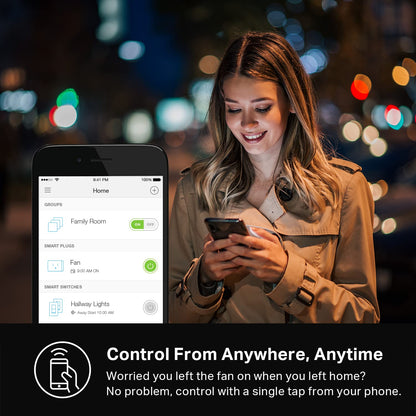 Kasa Smart Plug Mini 15A EP25P2 – HomeKit, Siri, Alexa & Google Assistant, 2-Pack, UL Certified