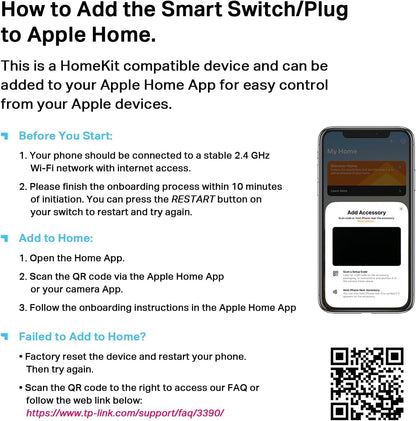 Kasa Smart Plug Mini 15A EP25P2 – HomeKit, Siri, Alexa & Google Assistant, 2-Pack, UL Certified