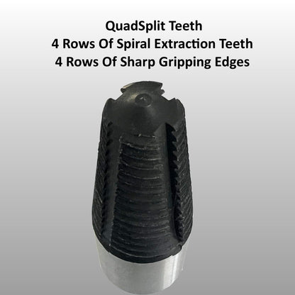 Keyfit Tools SpeedQueen Pro Nipple Extractor — Drill-Powered Ez-Out (1/2" & 3/4")