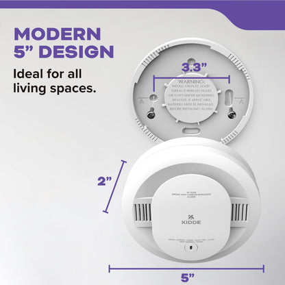 Kidde 30CUD10 Smoke & CO Detector — 10-Year Battery, 85 dB Alarm, 1 Pack