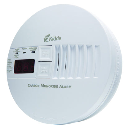 Kidde Hardwired Carbon Monoxide Detector with 9V Battery Backup & Digital LED Display – 5.75 inch Diameter