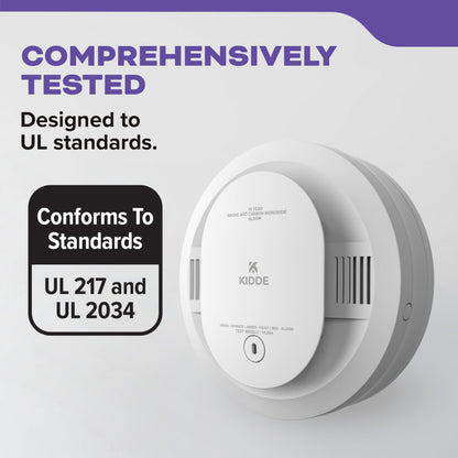 Kidde 30CUD10-V Smoke & CO Detector – 10-Year Battery, Voice Alerts
