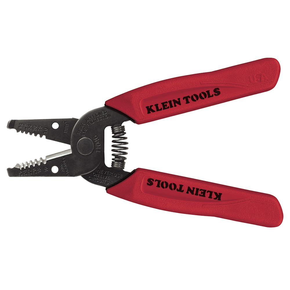 Klein Tools 11046 Wire Stripper/Cutter – Made in USA, 16-26 AWG, Compact Precision Tool