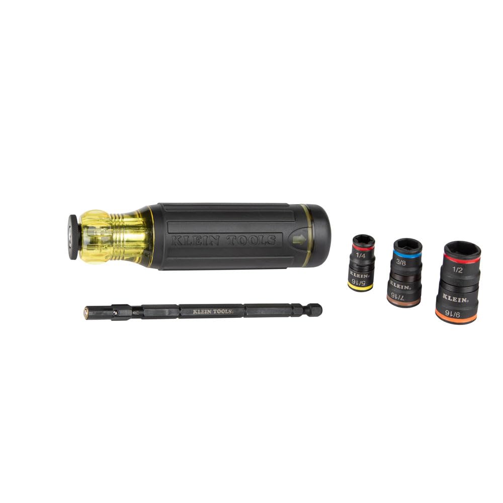 Klein Tools 32303HD 20-in-1 Impact Driver Set | SAE Sockets & Bits