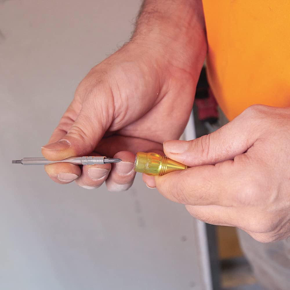 Klein Tools 32614 4-in-1 Pocket Electronics Screwdriver – Precision Bits & EDC