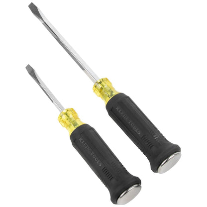 Klein Tools 85442DD Demolition Driver Set – 4 in & 7 in, Square Shank, Cushion-Grip, Strike Cap