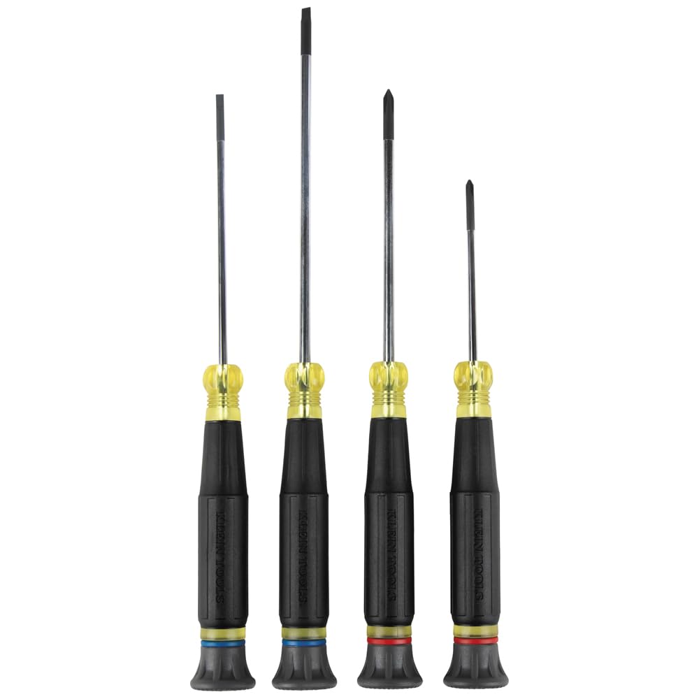 Klein Tools 85615 Mini Precision Screwdriver Set – 4-Piece for Electronics