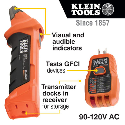 Klein Tools ET310KIT AC Circuit Breaker Finder Kit with GFCI Tester