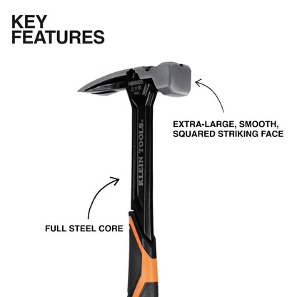 Klein Tools H80920S Smooth Face Framing Hammer – 20 oz