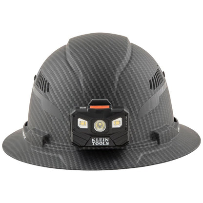 Klein Tools 60347 KARBN Full Brim Hard Hat with Rechargeable Lamp