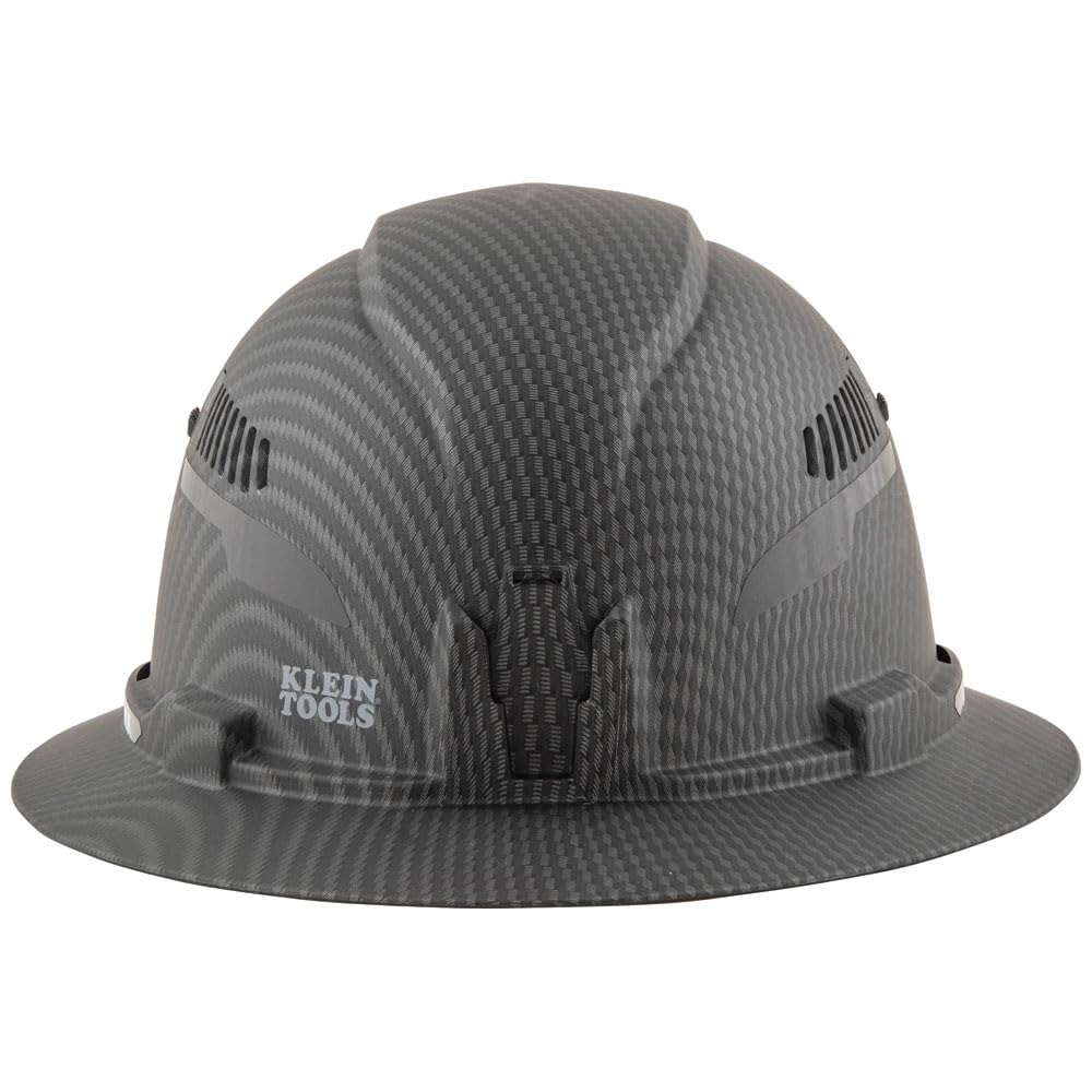 Klein Tools 60347 KARBN Full Brim Hard Hat with Rechargeable Lamp