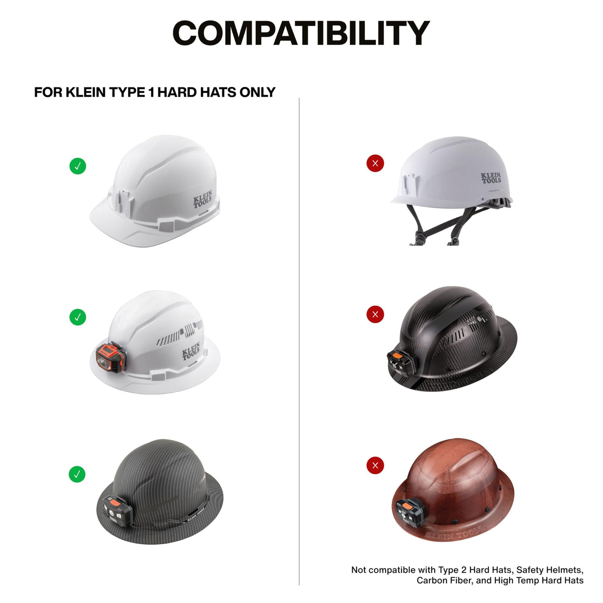 Klein Tools Hard Hat Suspension Replacement with Ratchet Adjustment – 6-Point Comfort & Custom Fit