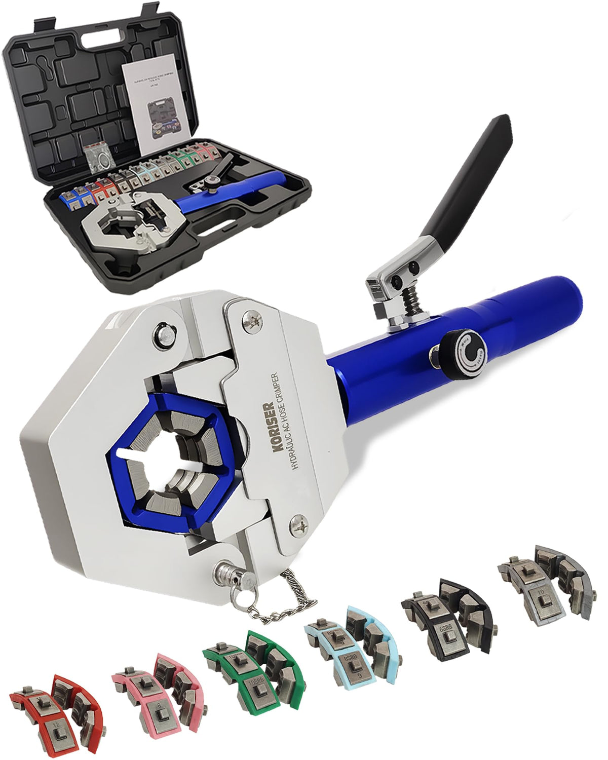 KORISER Hydra-Krimp 71500 Manual Hydraulic A/C Hose Crimper Kit