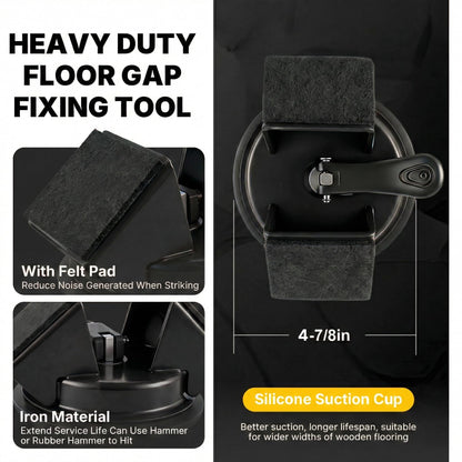Kosjund Floor Gap Fixer Tool – Heavy-Duty 45° Surface, Suction Cup Kit
