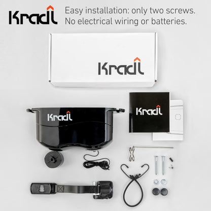 Kradl Ceiling Mount Bike Lift & Rack — 40 lb Capacity, No Electricity