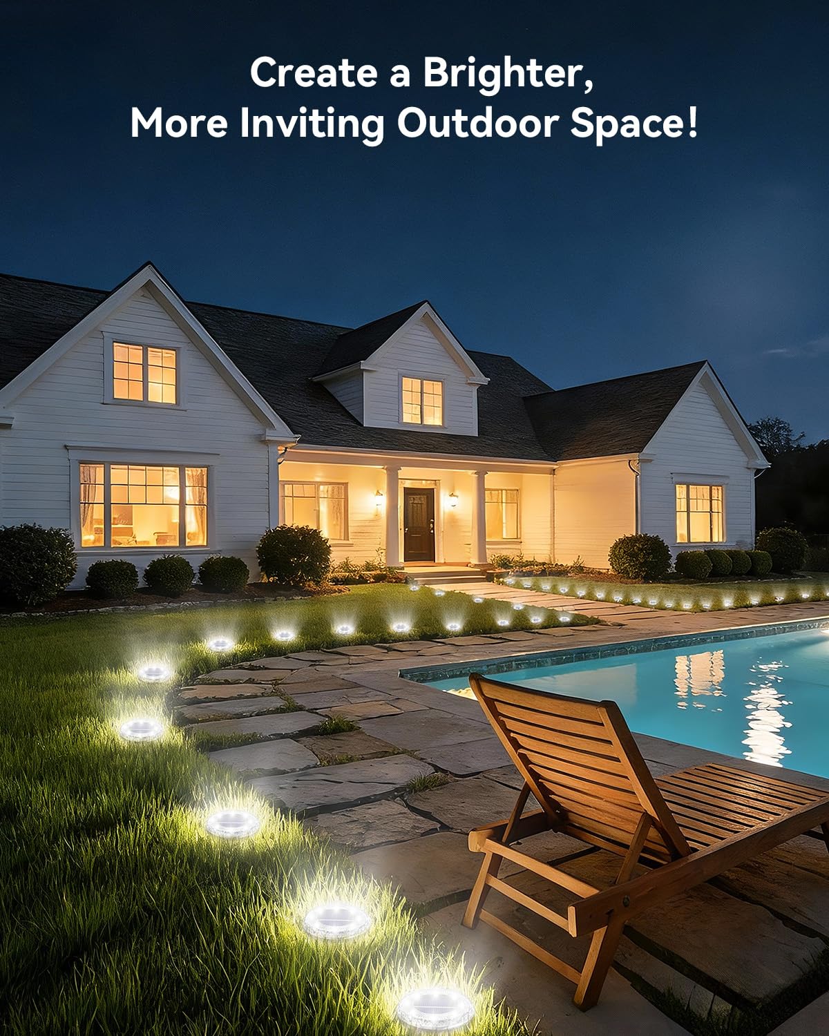 Krinzitt 12-Pack Mini Solar Ground Lights – Waterproof Pathway & Garden Lighting