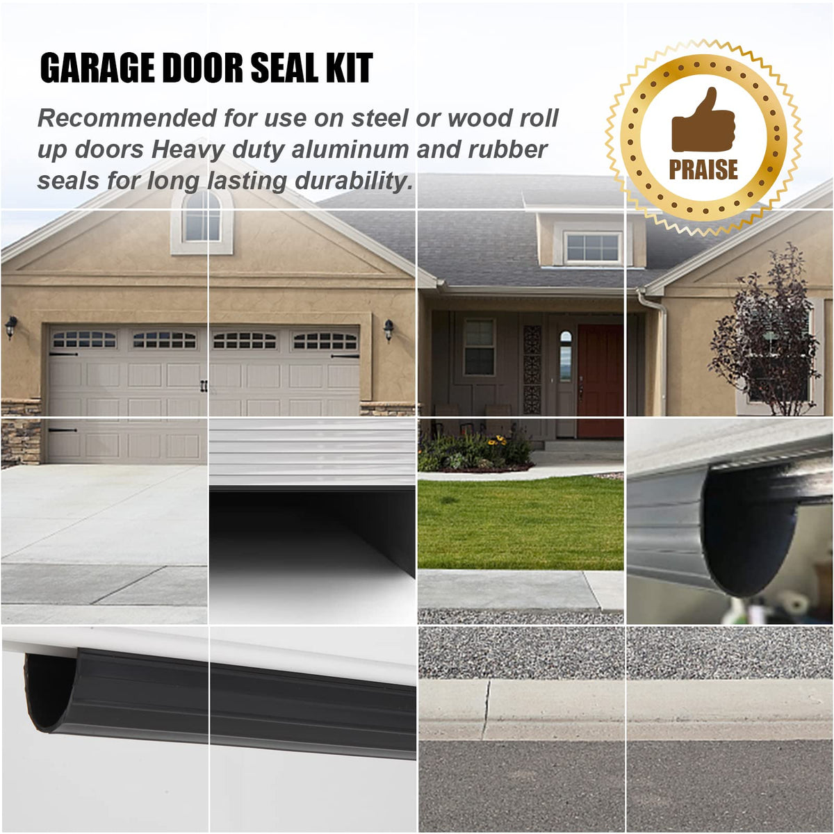 Kscjdg Replacement Wayne Dalton Garage Door Bottom Weather Seal 154448 20ft