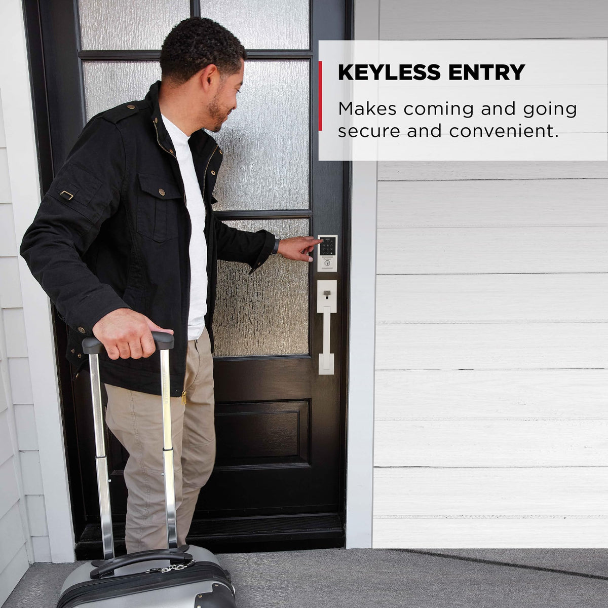 Kwikset SmartCode 270 Keyless Entry Deadbolt with Touchpad – Satin Nickel, Auto-Lock and 50 User Codes