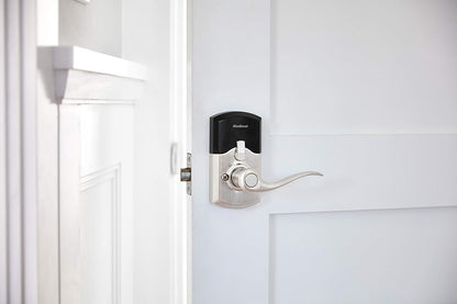 Kwikset SmartCode 917 Keypad Lever with SmartKey Security – Satin Nickel