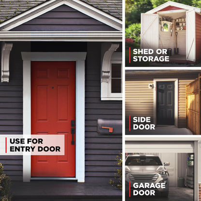 Kwikset SmartCode 270 Keyless Entry Deadbolt — Matte Black, Auto-Lock & Custom User Codes