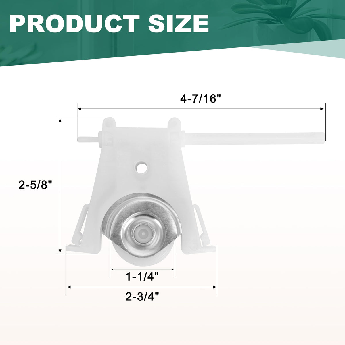 Lashow 4 Pack Sliding Screen Door Roller Assembly – Andersen Compatible