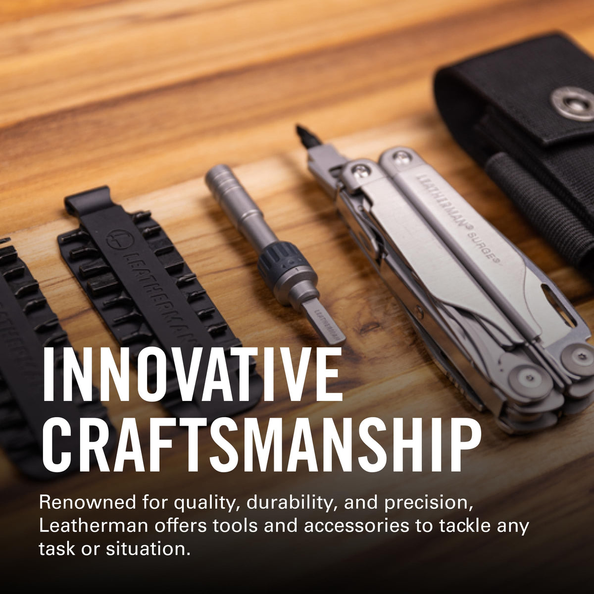 LEATHERMAN Bit Driver Extender Add-on – Extra Reach for Multi-Tools (Silver)