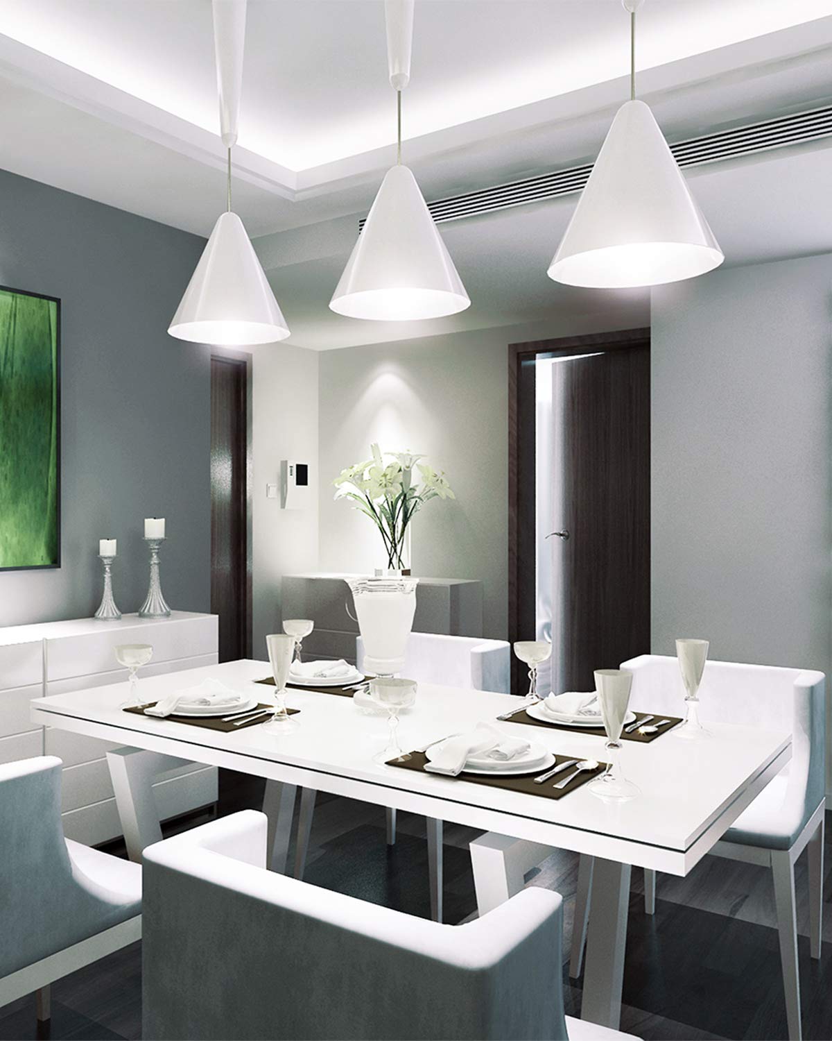 Lepro E12 LED Candelabra Bulbs – 5000K Daylight White, 5.5W, 6-Pack, E12 Base, 40W Equivalent