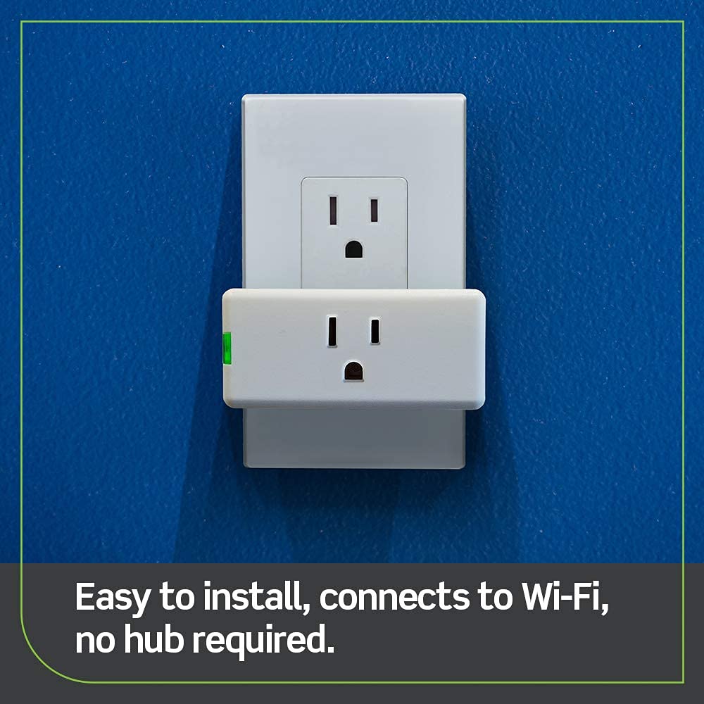 Leviton Decora Smart Plug 2nd Gen – Matter Ready, Alexa, Google Assistant & Siri
