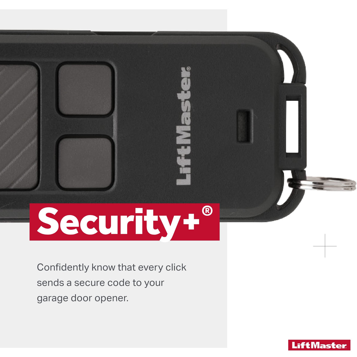 LiftMaster 890MAX Security+ 3-Button Mini Remote – Garage Door & Gate Control
